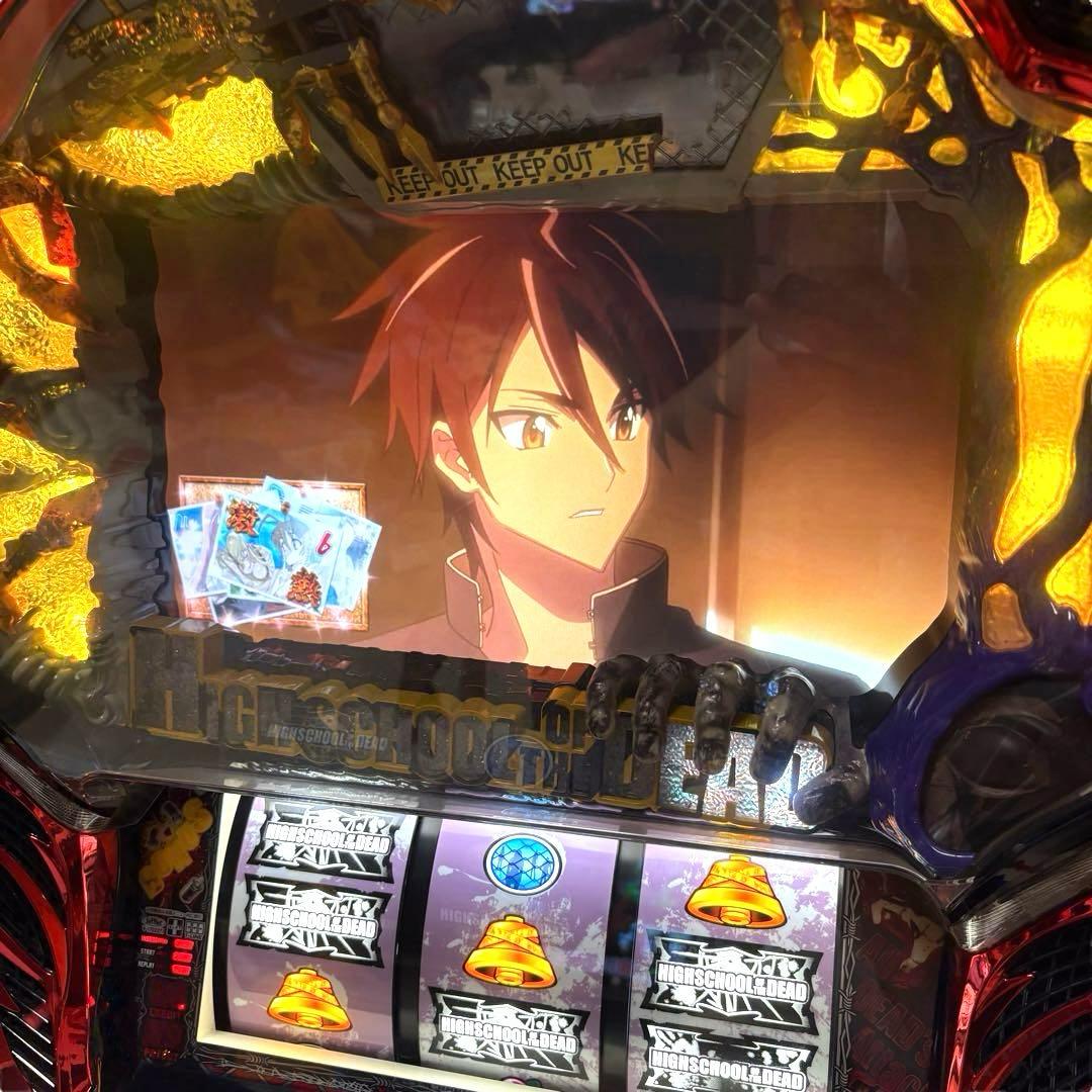 最終値下げ　パチスロ 実機　学園黙示録 ハイスクール・オブ・ザ・デッド/CC