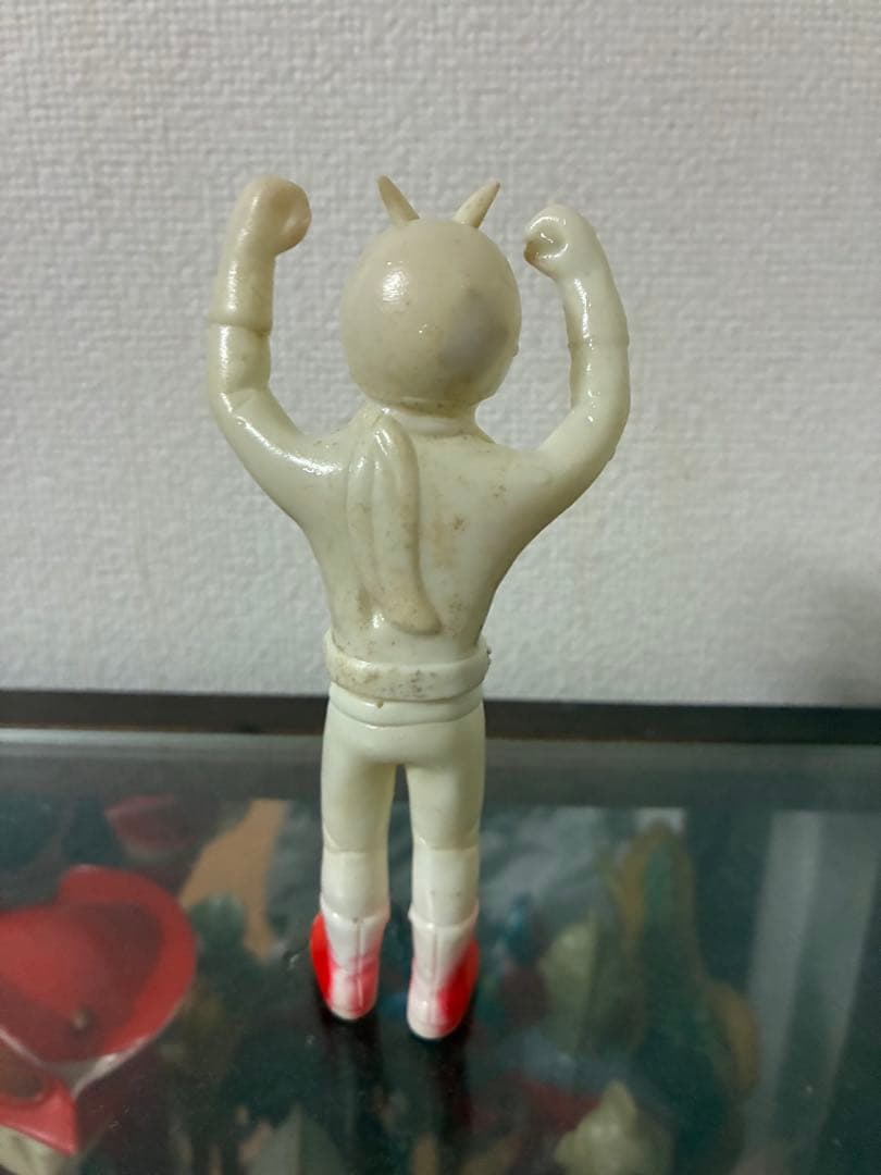 当時物、パチ無版権ソフビ 仮面ライダーX エックス