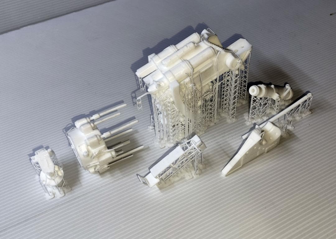 戦艦大和　46cm主砲組み立てキット(1/48スケール)　右砲