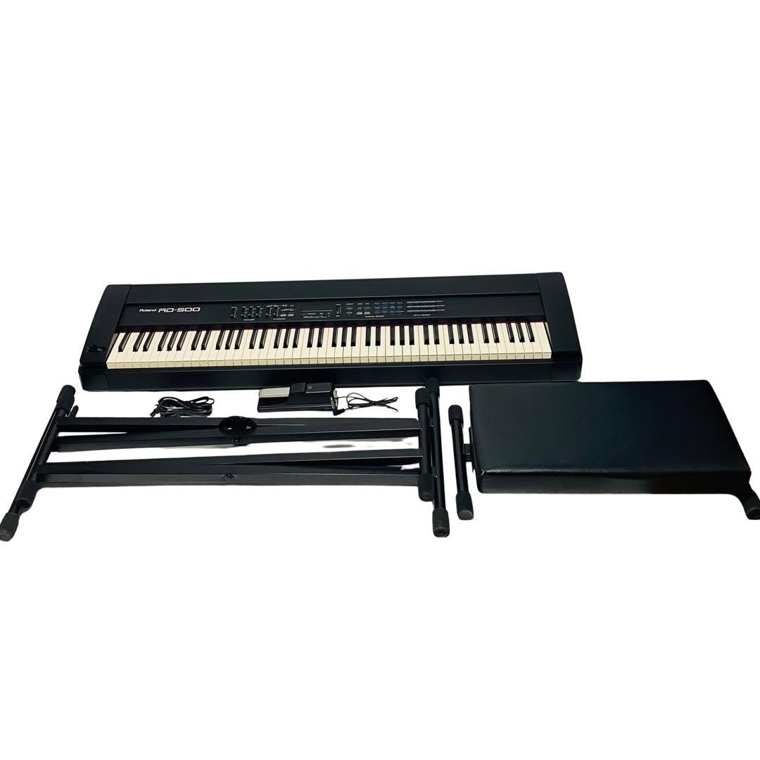 希少完動品 ROLAND RD-500 スタンドペダル ピアノ シンセサイザー