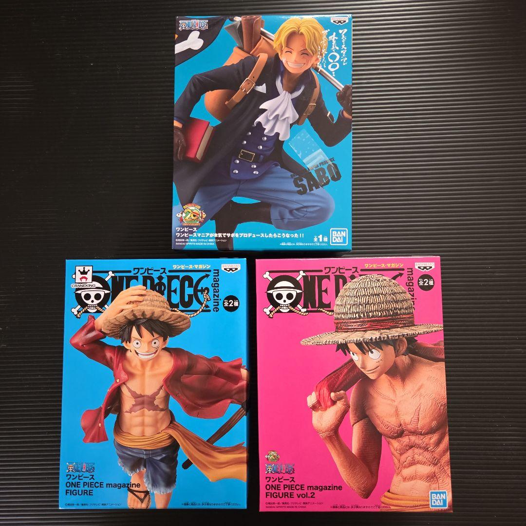 未開封❗ワンピースフィギュア　ルフィ SAB O 3点