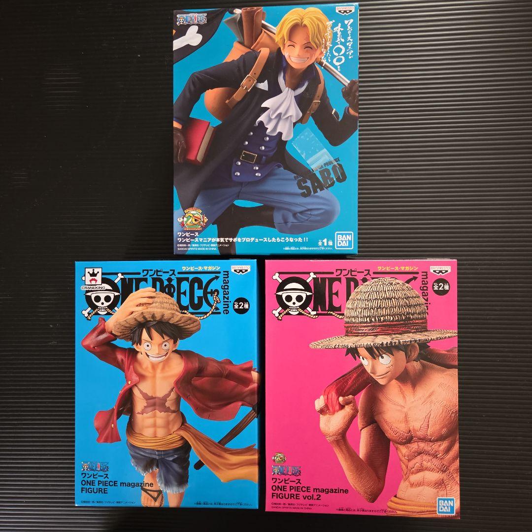 未開封❗ワンピースフィギュア　ルフィ SAB O 3点