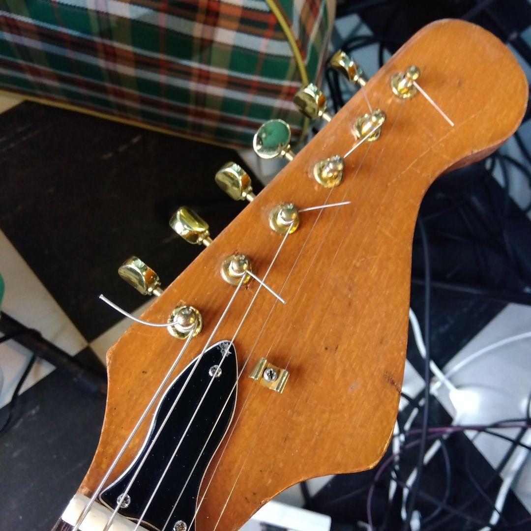 エレキギター レッド/ブラック ソリッドボディ