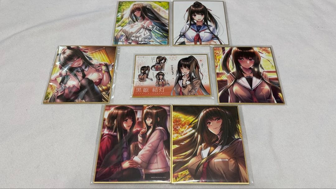 アマカノ2 コラボカフェ限定色紙　絶版　７種オリジナルセット