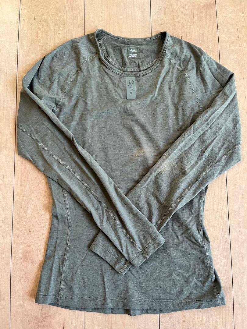 新品 Rapha メンズ メリノ ロングスリーブ ベースレイヤー Mサイズ