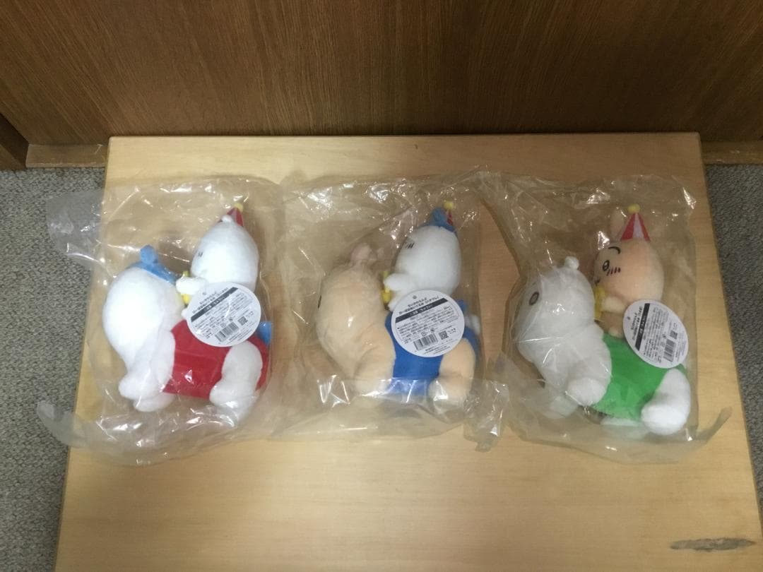 ちいかわらんど　ぴーぽぽぬいぐるみ　ちいかわ　ハチワレ　うさぎ　３点