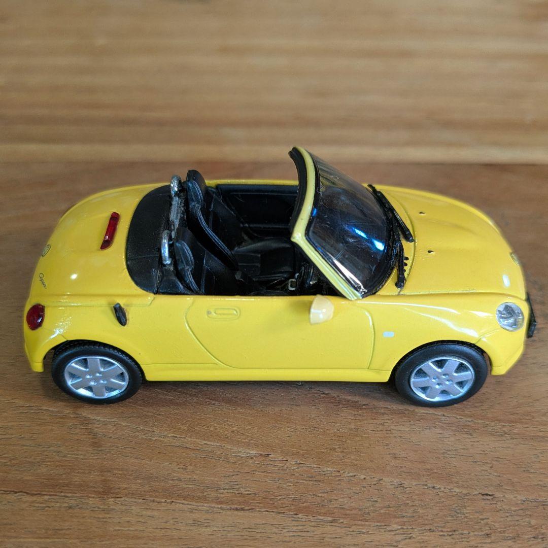 ダイハツ　初代　コペン　ミニカー　イエロー　2台セット　【1台難有り】
