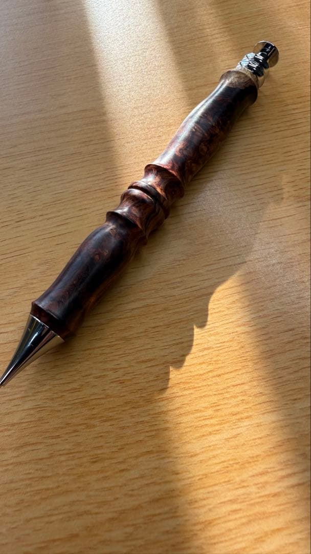Flamberg 木軸シャープペン サンピューラ ホンジュラスローズウッド瘤杢