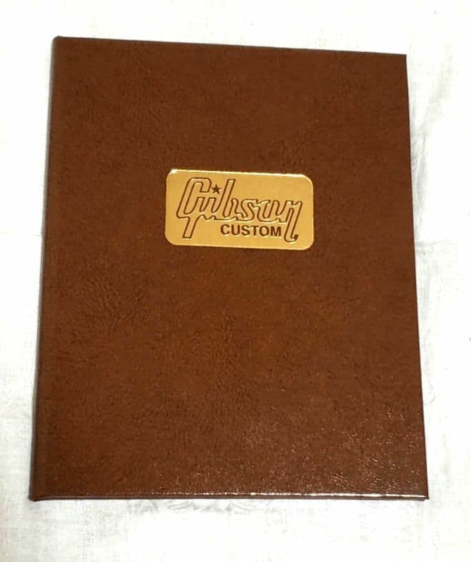 値下げ中！Gibson Custom ギター認定証　ブラウン