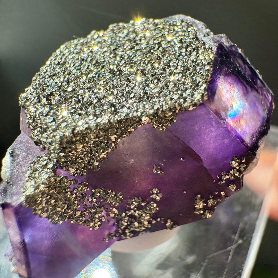 517 中国 内モンゴル産 レアタイプ フローライト&パイライト