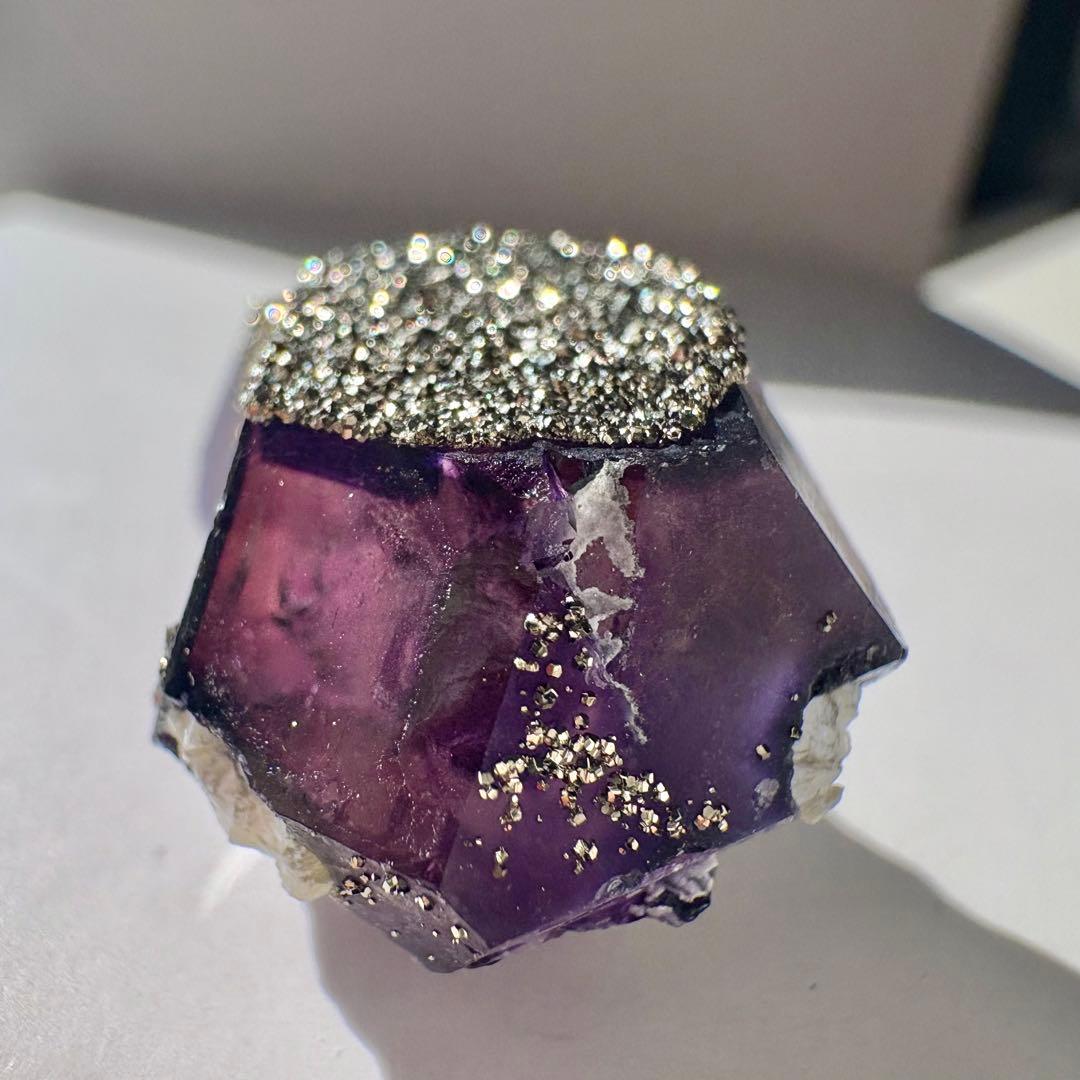 517 中国 内モンゴル産 レアタイプ フローライト&パイライト