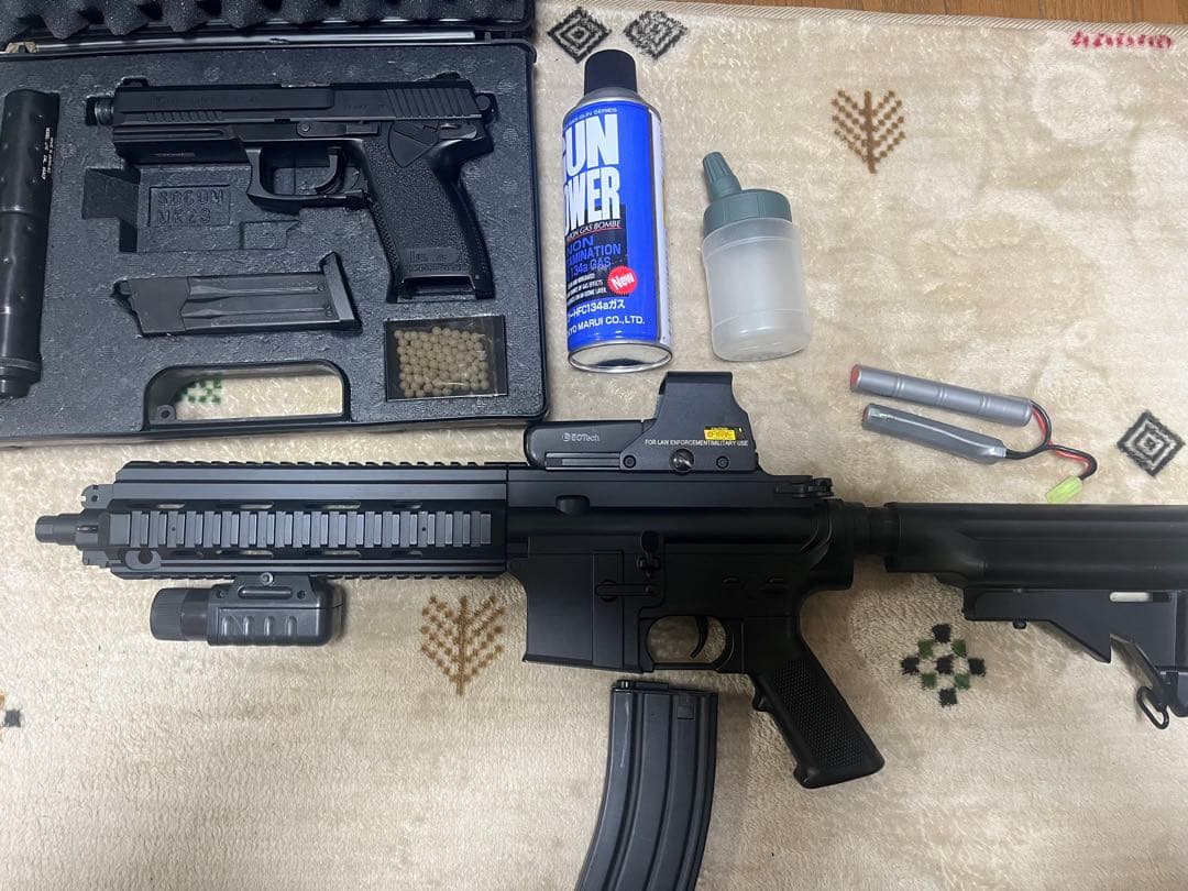 SOCOM MK23と18禁電動ガンのサバゲーセット!!