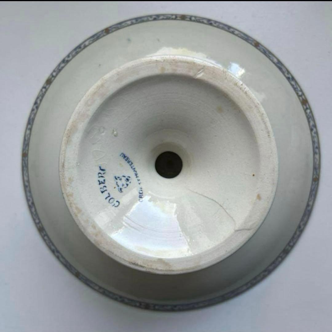 クレイユモントロー　コルベール　コンポティエ　フランスアンティーク