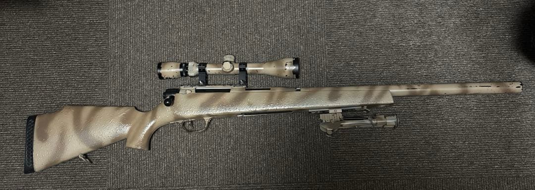 スナイパーライフル スコープ付き S2S TSR-Zeroデザート迷彩塗装