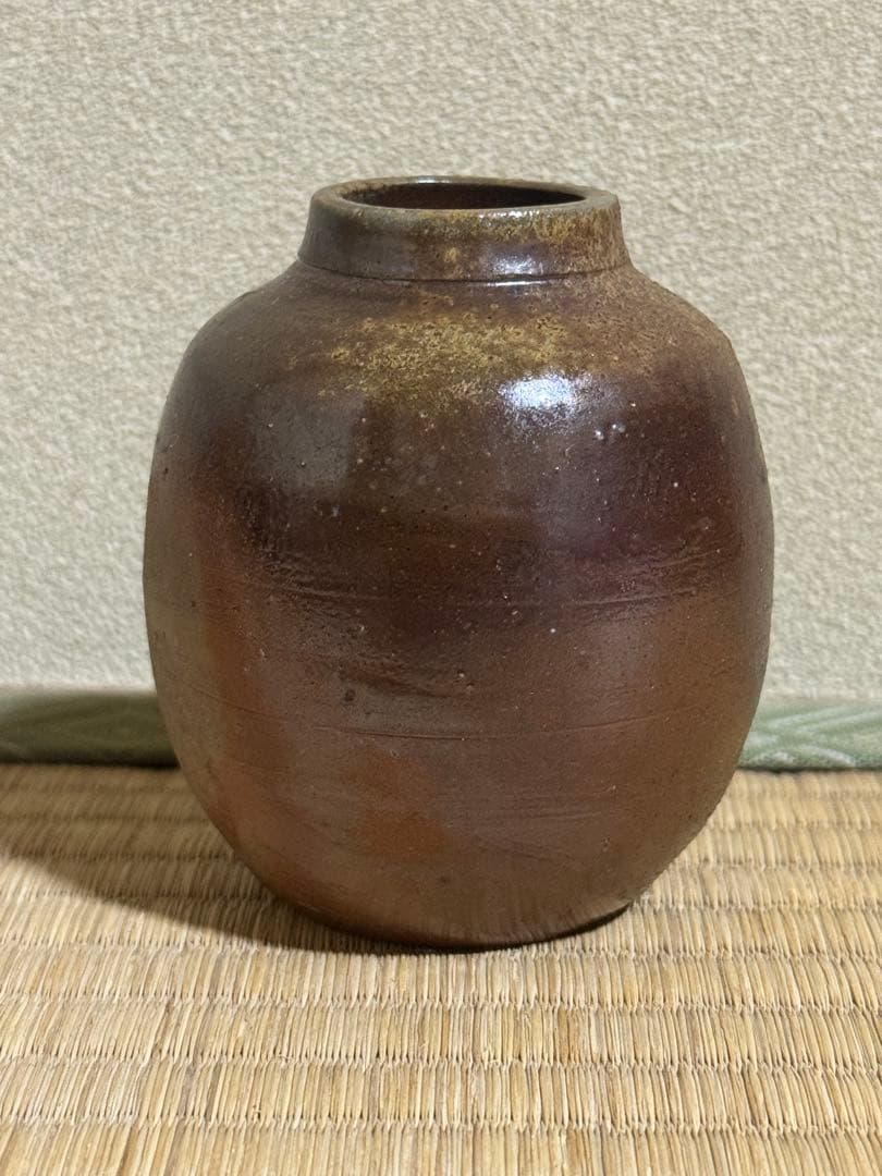 備前焼　人間国宝　藤原雄　茶入