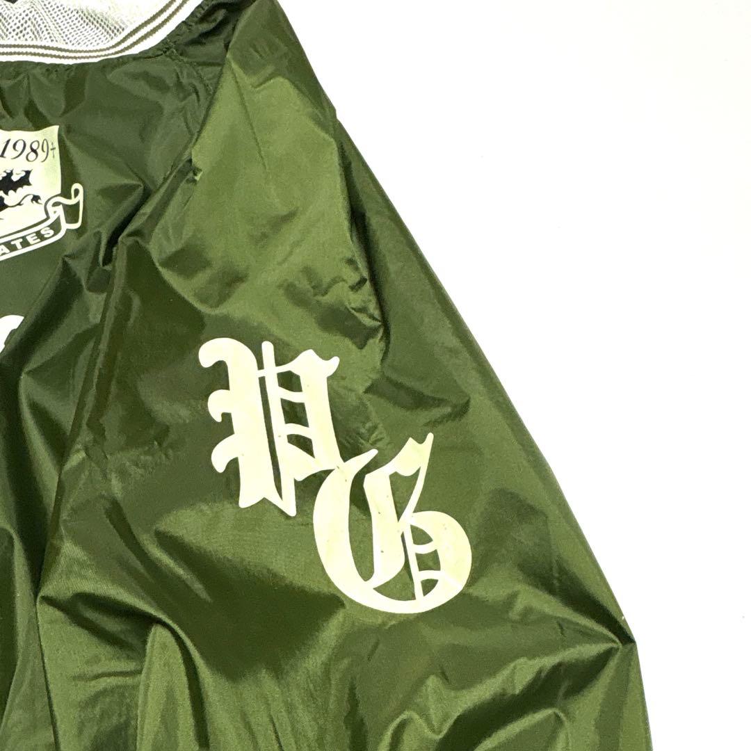 希少サイズ　パーリーゲイツ　蓄熱裏地　防寒スニード　ロゴプリント　カーキサイズ7