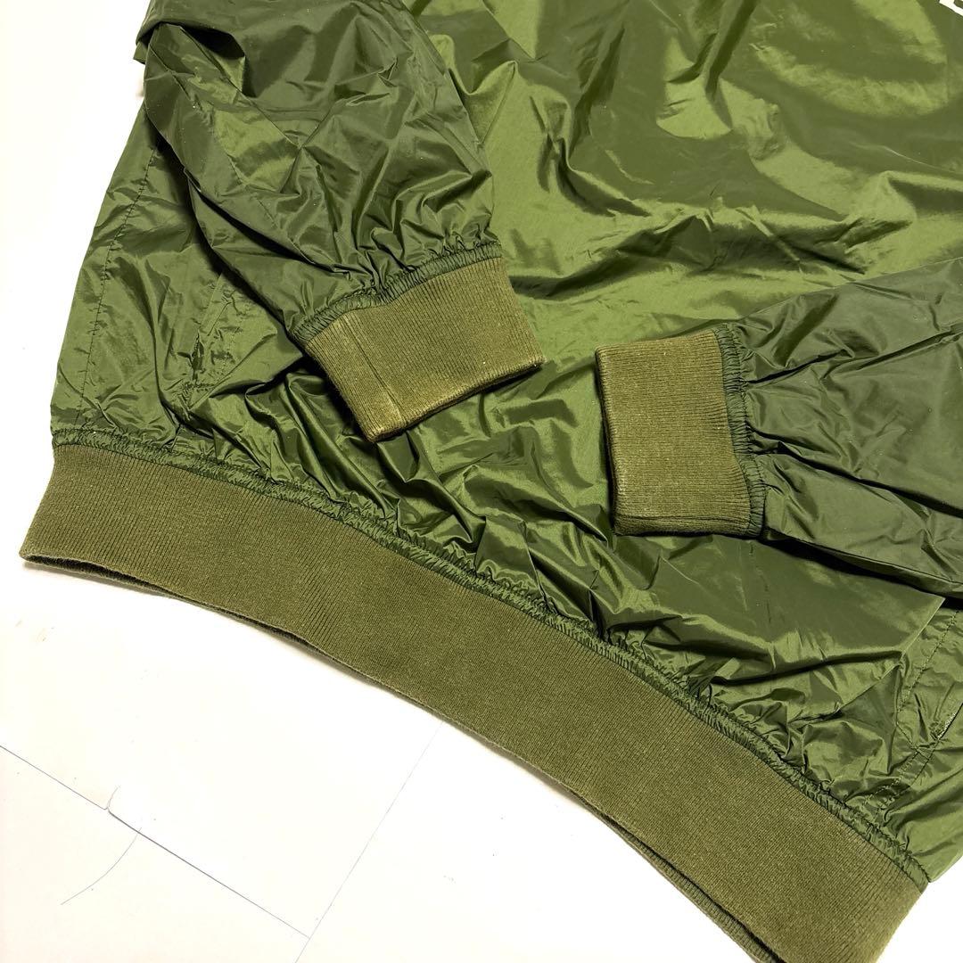 希少サイズ　パーリーゲイツ　蓄熱裏地　防寒スニード　ロゴプリント　カーキサイズ7