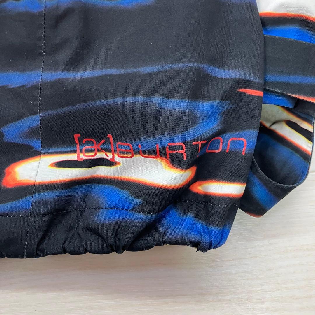 BURTON 総柄 スキーウェア ボードウェア AK GOR-TEX 青系 S