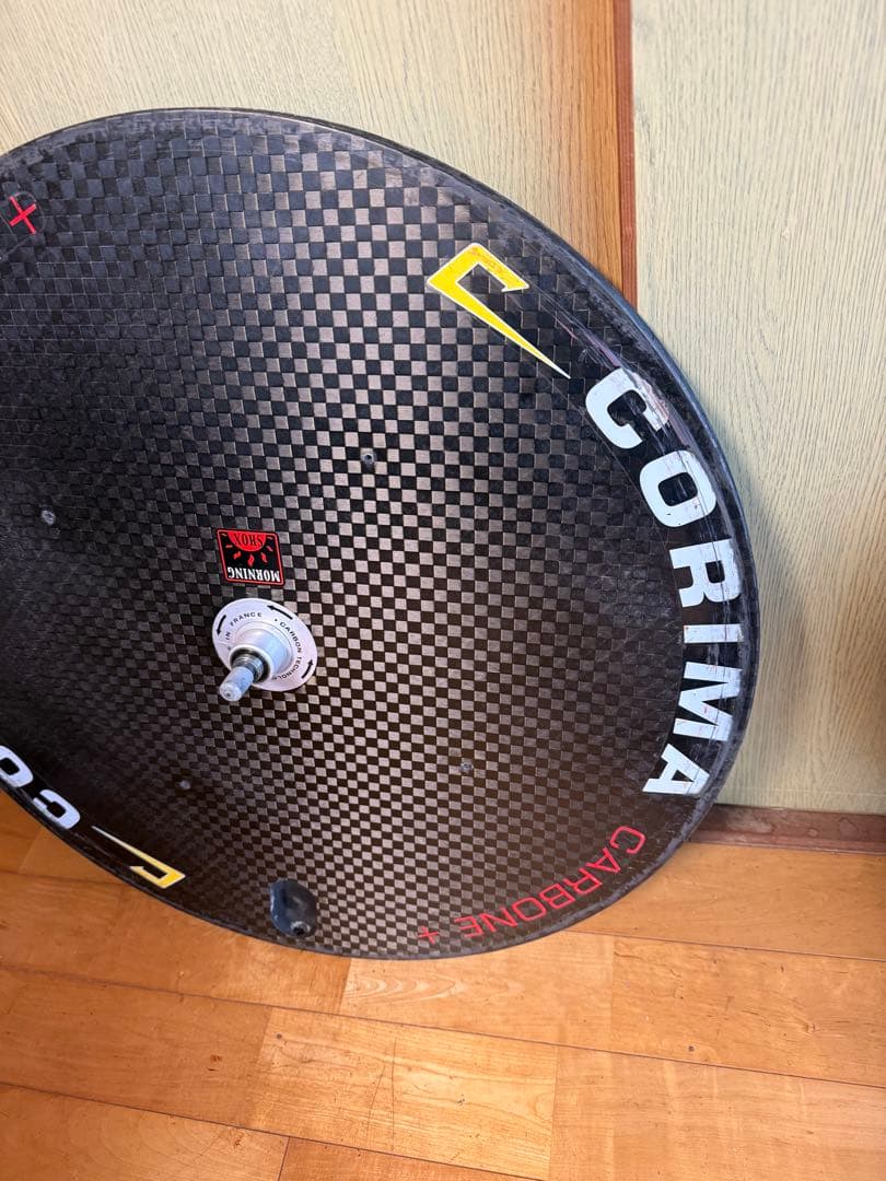 車椅子陸上　車椅子マラソン用CORIMA カーボンディスクホイール27インチ