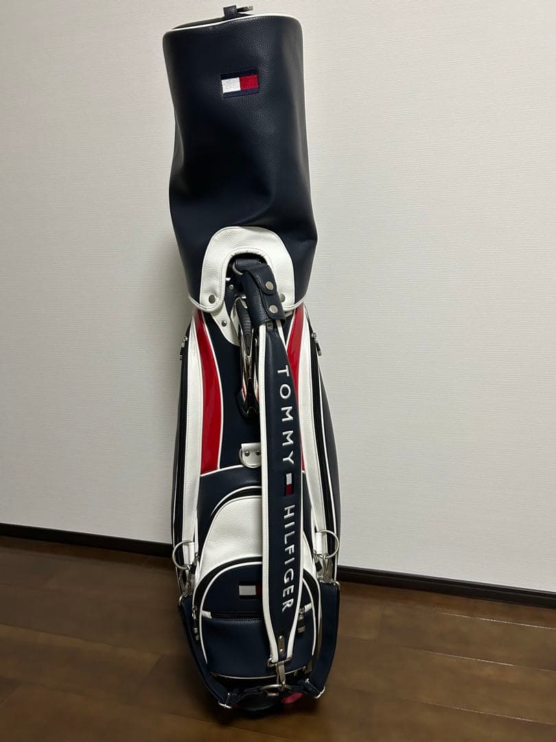 福岡太郎　  キャディバッグ ネイビー