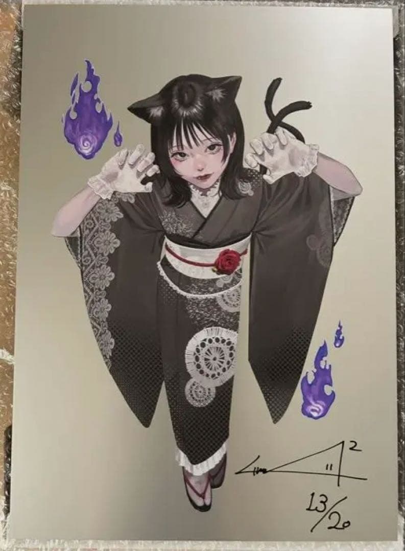 澤村光彩 「サイン入り特殊加工アート」 《ドン・キホーテ×澤村光彩コラボ24'》