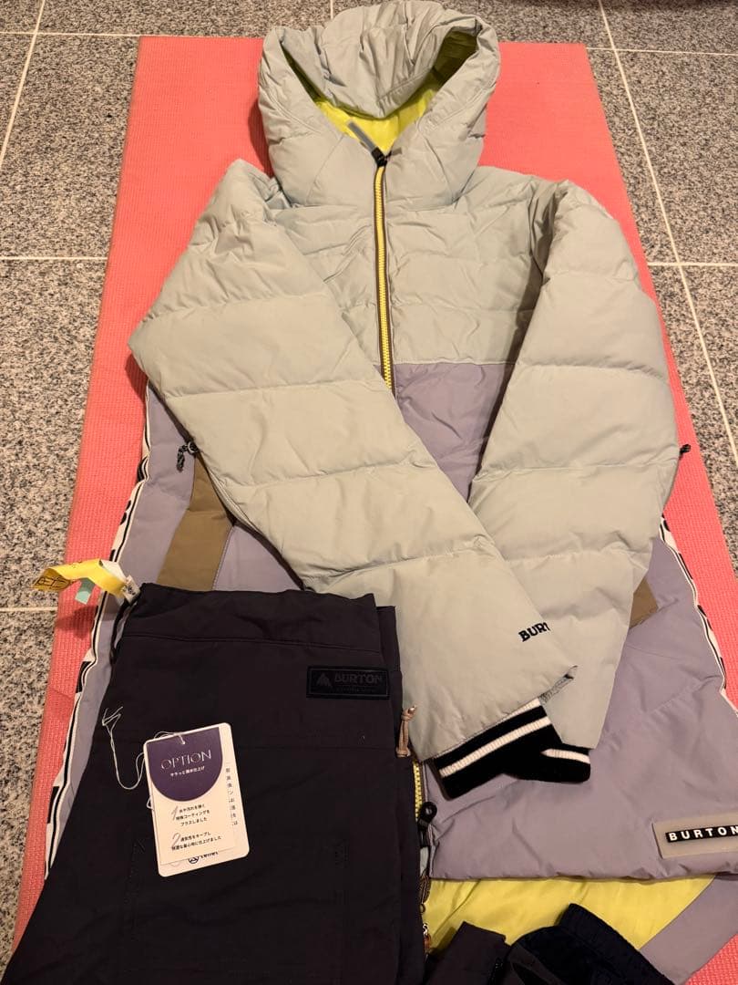 BURTON スノーボードウェアセット Anonゴーグル/ファーストレイヤー靴下