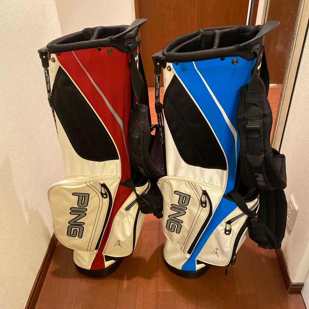 PING スタンドキャディバック2個セット美品❗️単品売りも可能。