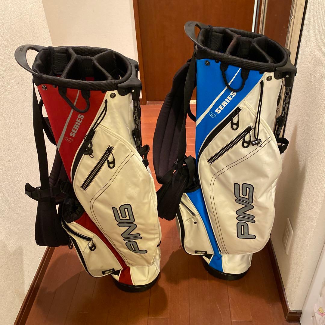 PING スタンドキャディバック2個セット美品❗️単品売りも可能。
