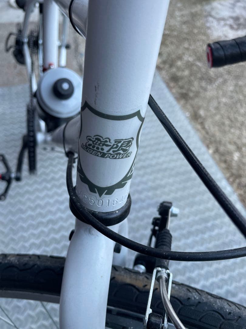 【大阪市引き取り限定】MUGEN シティサイクル ホワイト中古