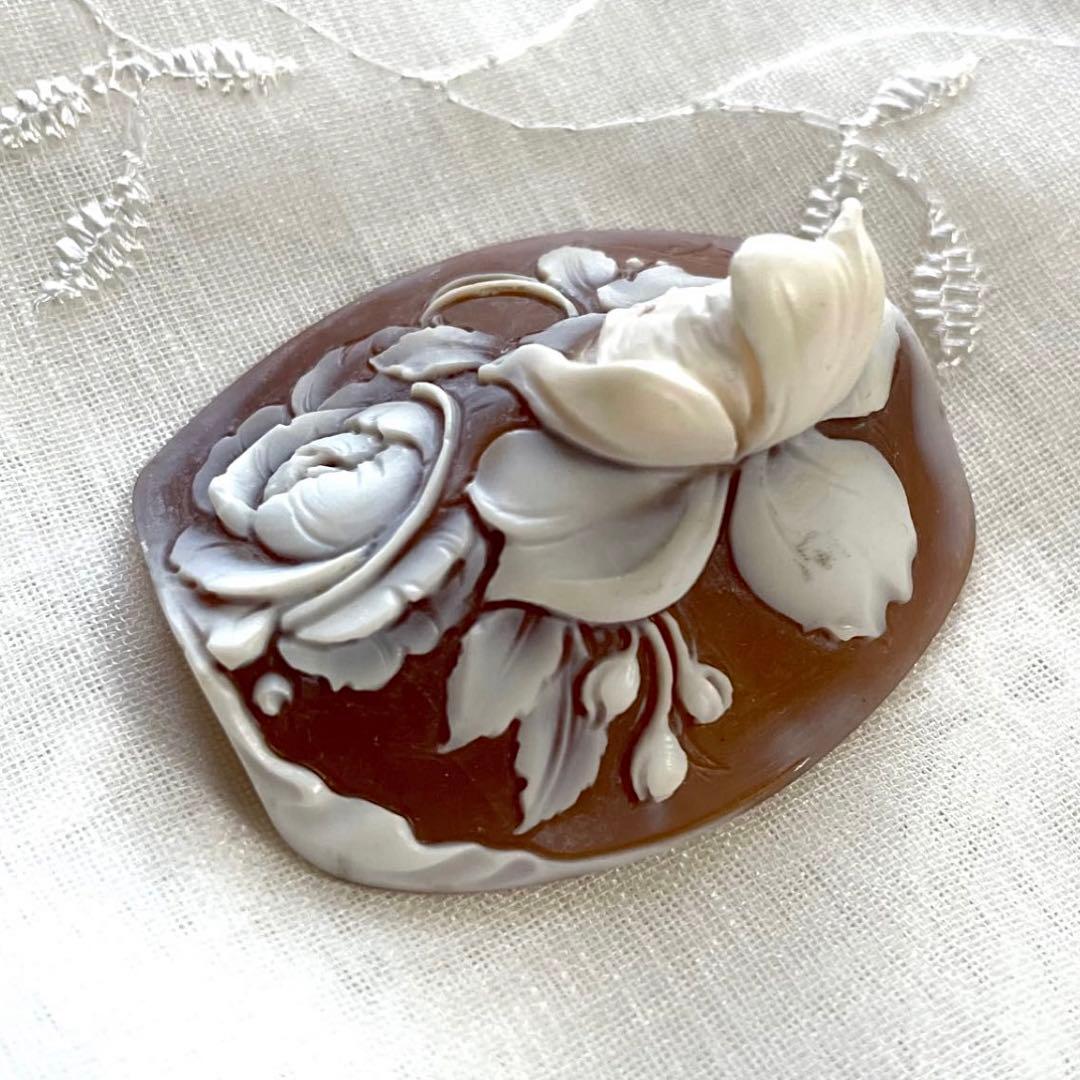 ◆シェルカメオ ルース ヴィンテージ アート 彫刻 美術品 アンティークレトロ②