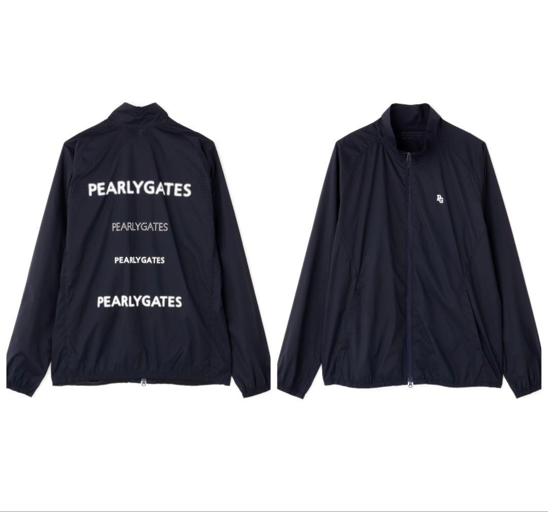 新品 パーリーゲイツ FLEX-IEDストレッチフルジップブルゾン(7)3L/紺