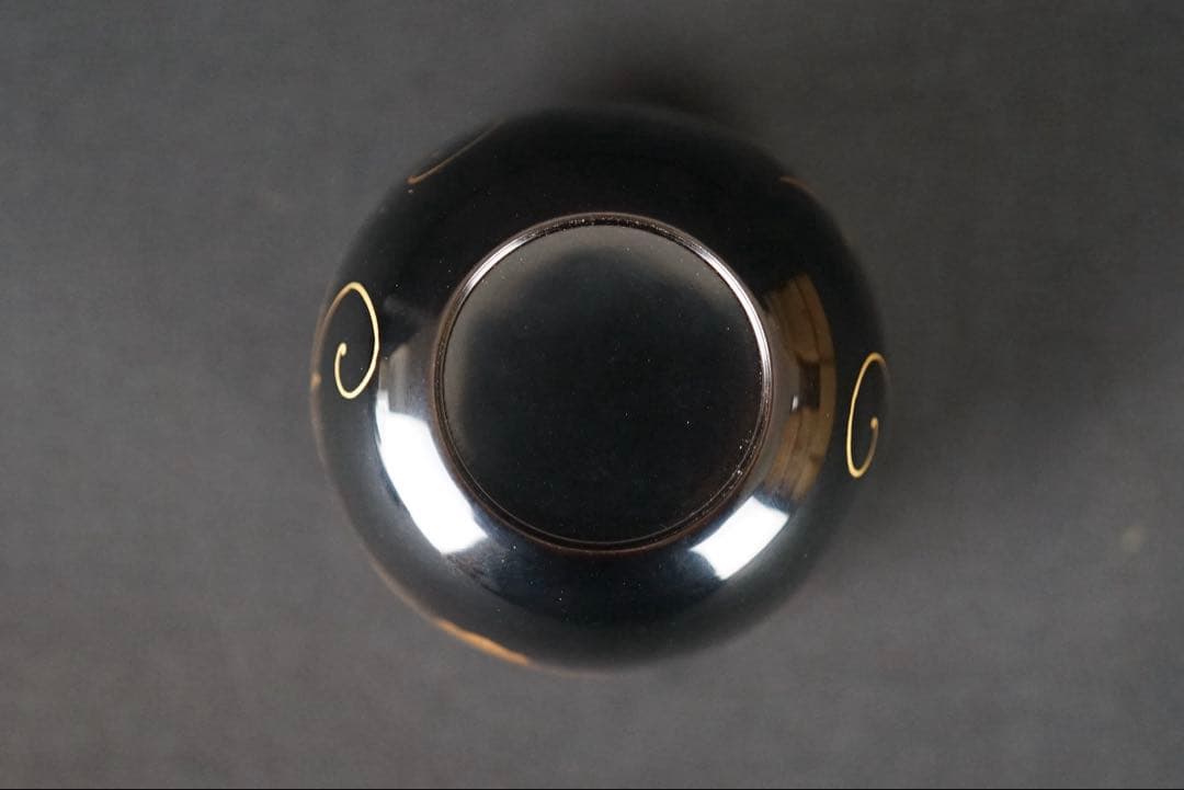 輪島塗 桐蒔絵 棗 共箱 茶道具