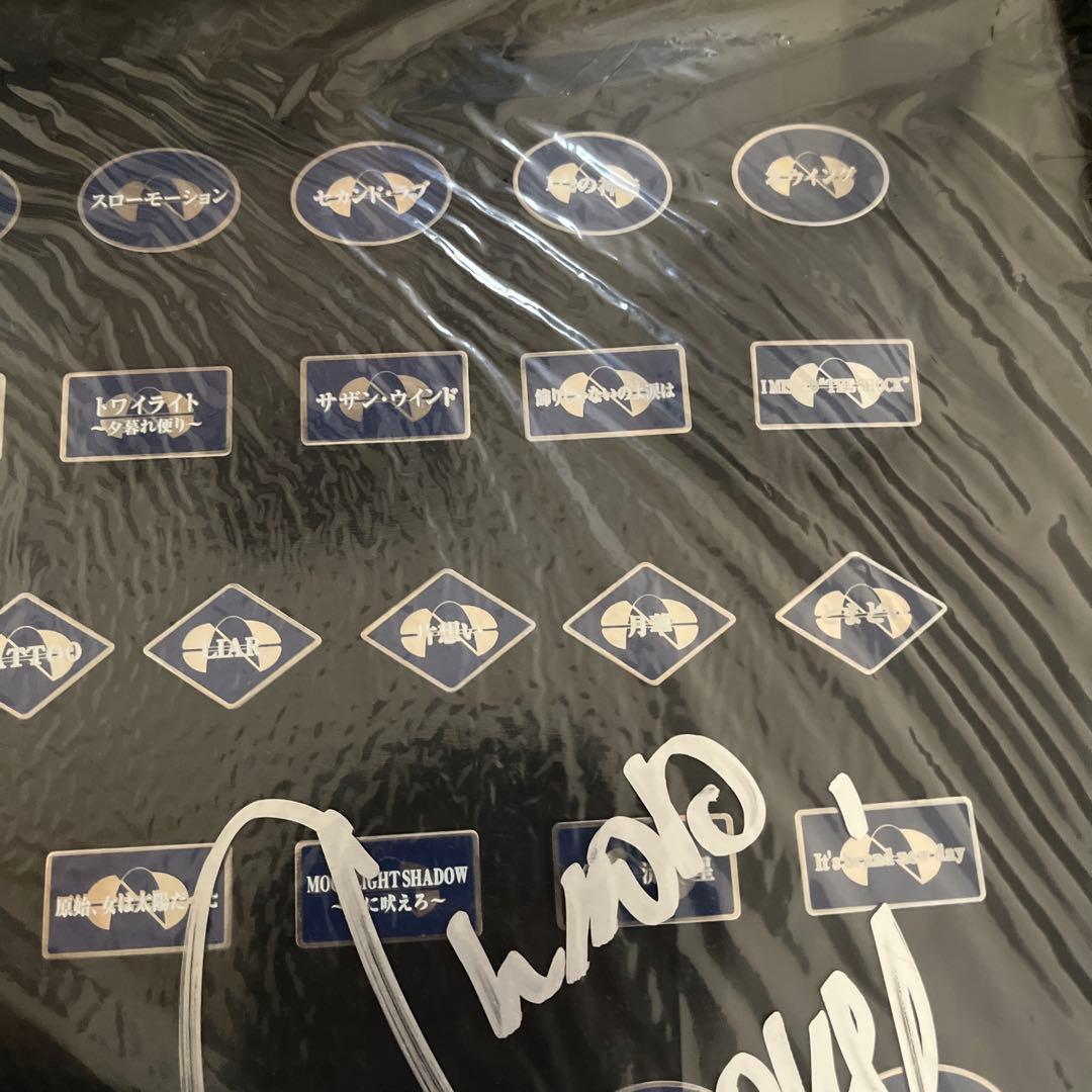 中森明菜 20周年記念 ピンバッジコレクション　直筆サイン入り 額 レア