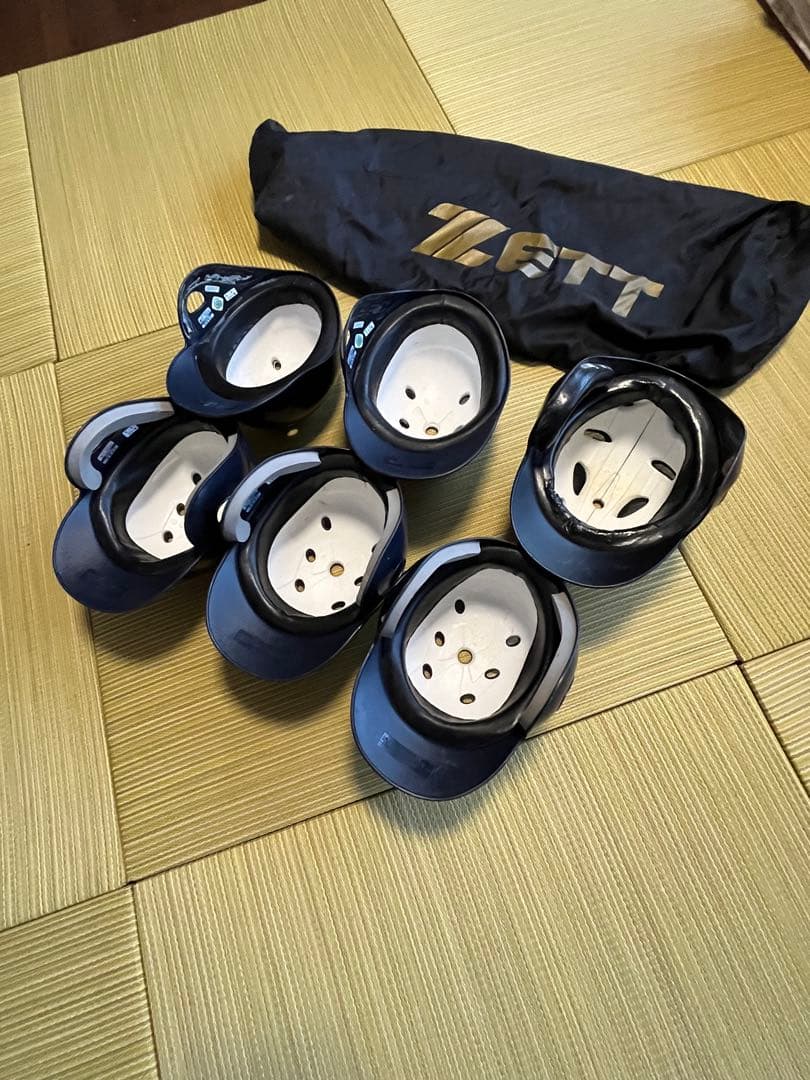 ミズノ野球ヘルメット（ヘルメットケース付き）