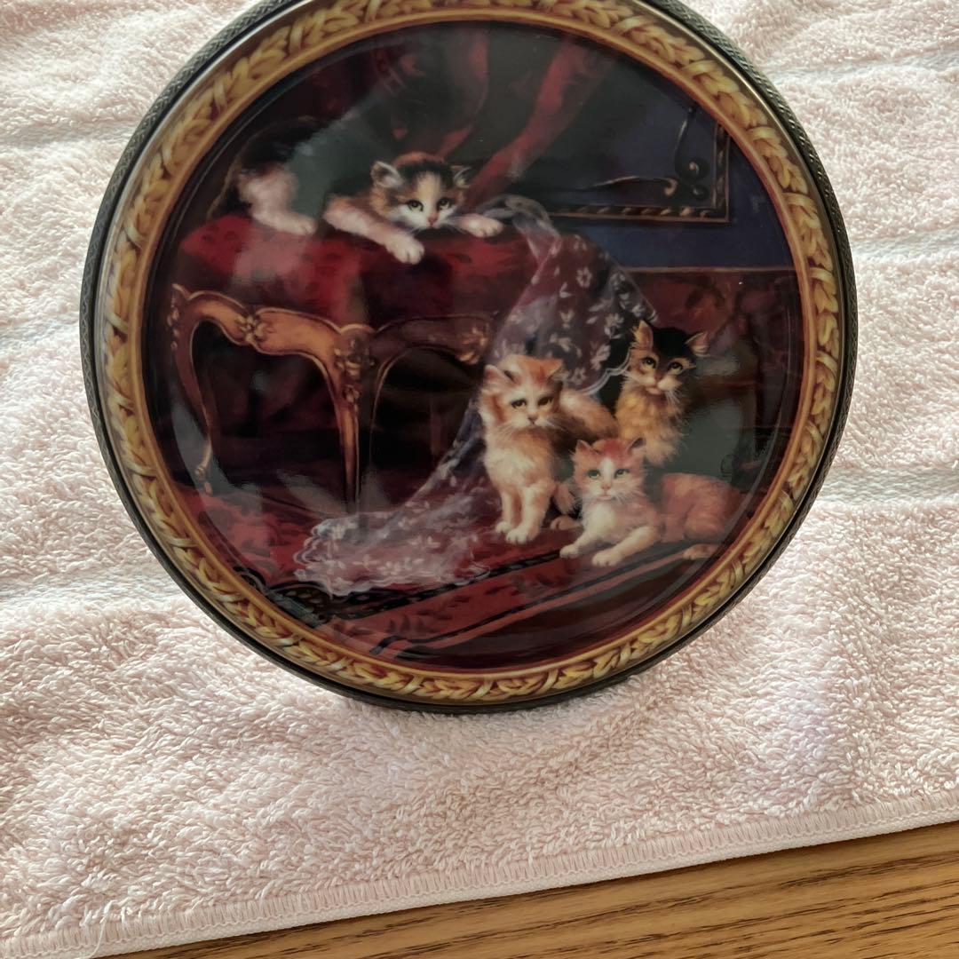 希少　猫マイセン 猫 壁掛け 飾り絵 プレート