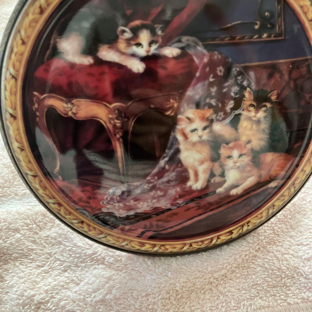 希少　猫マイセン 猫 壁掛け 飾り絵 プレート