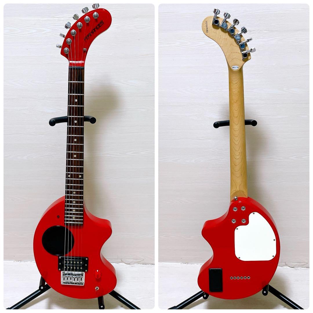 【新品交換済】 フェルナンデス zo-3 エレキギター アンプ内蔵 レッド