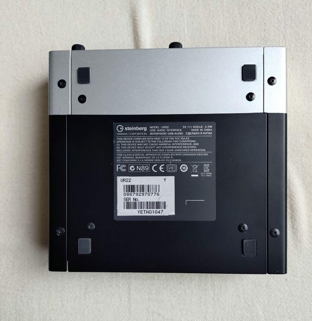 steinberg CUBASE AI UR22 オーディオインターフェース