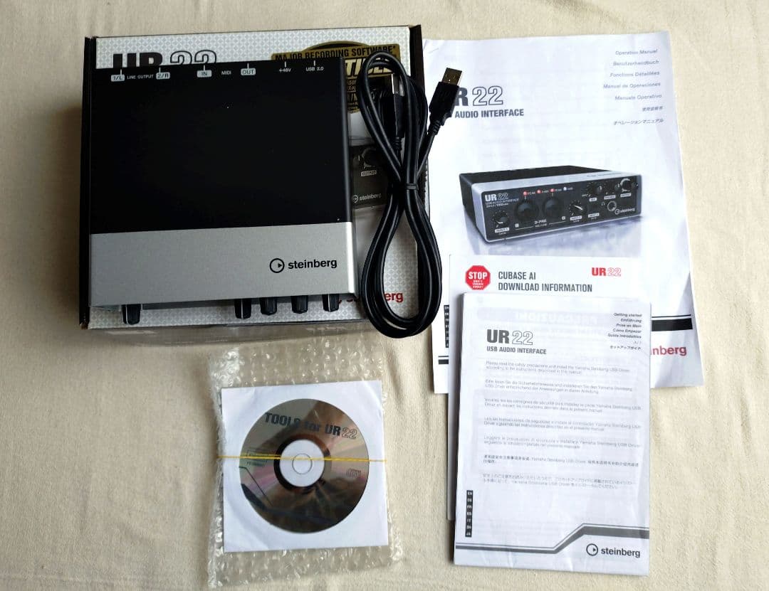 steinberg CUBASE AI UR22 オーディオインターフェース