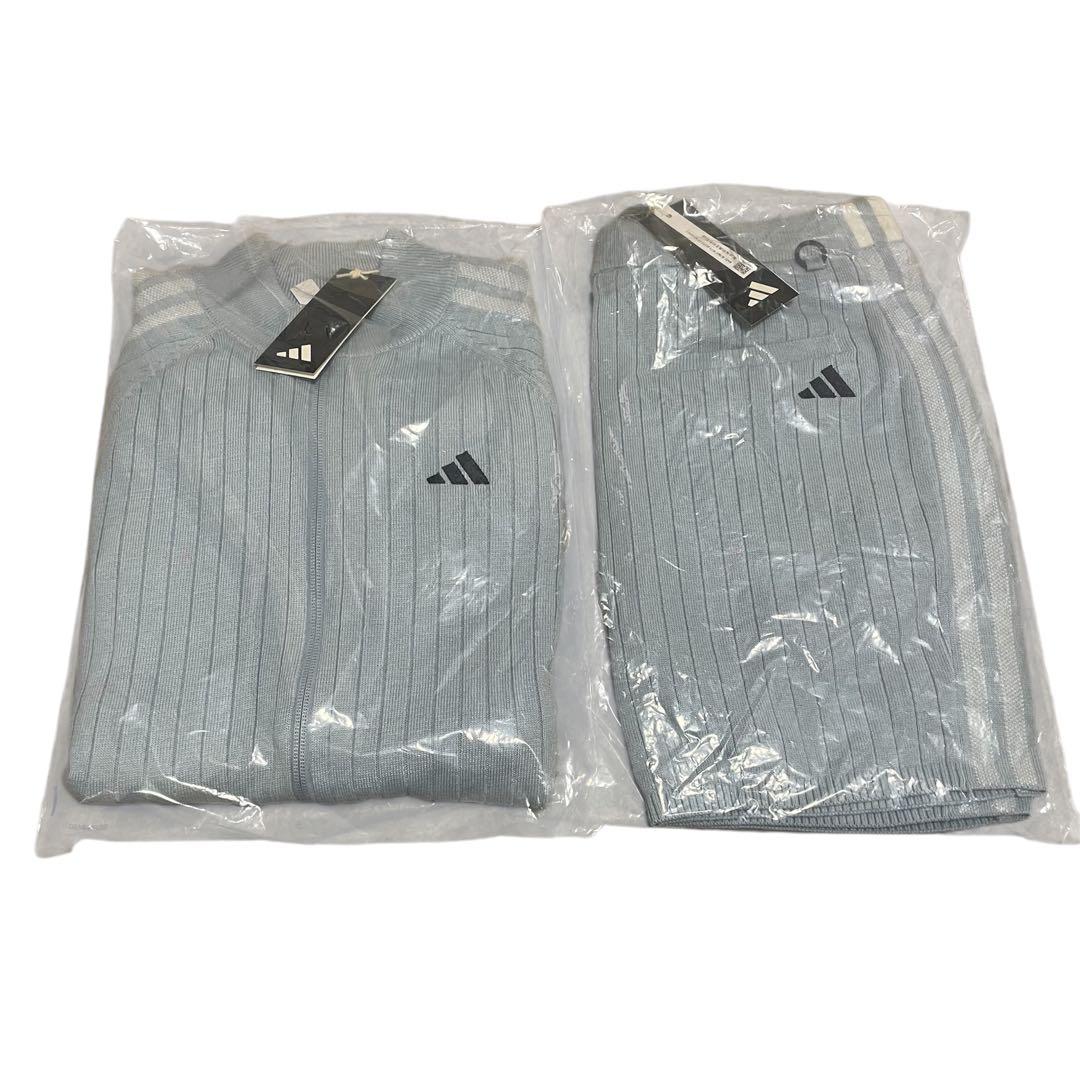 【新品】adidas レディース スウェットセット ライトブルー