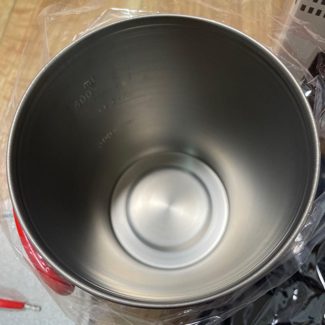 新品未使用　カップヌードル型　チタンクッカー　800ml