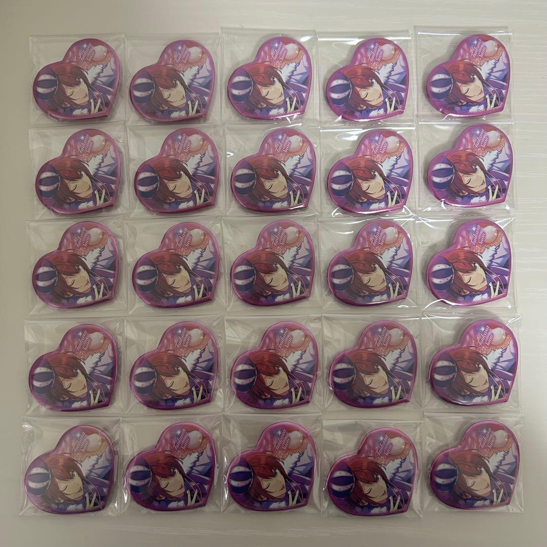 ハート缶バッジ 司 25点