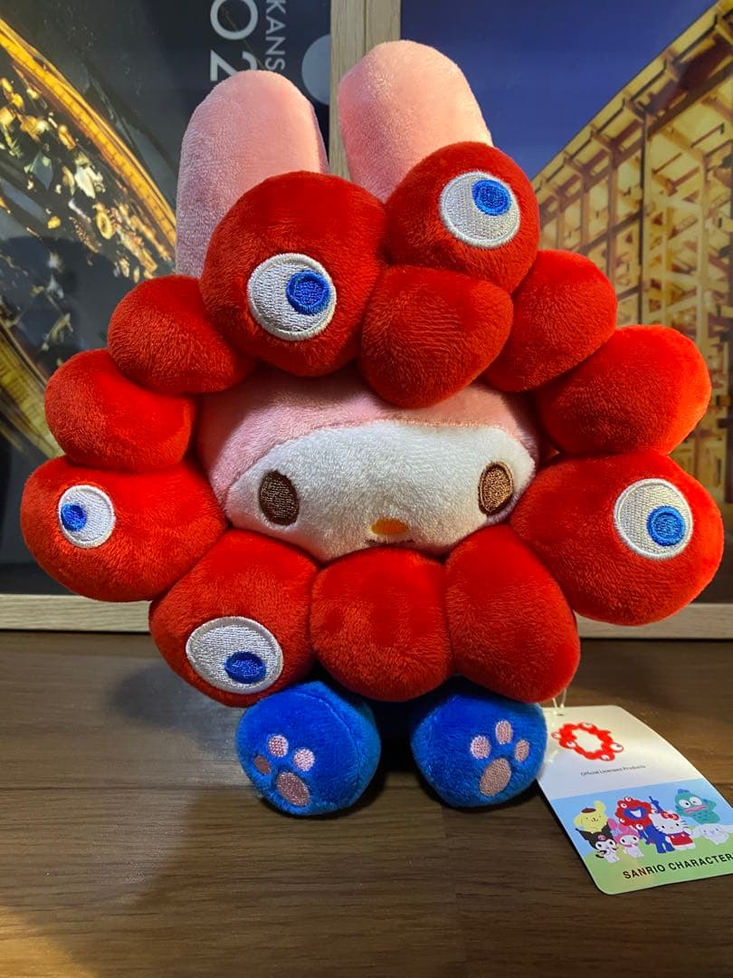 ぐ*こ様 《新品未使用タグ付き》ミャクミャクなりきり♡マイメロ♡ぬいぐるみ