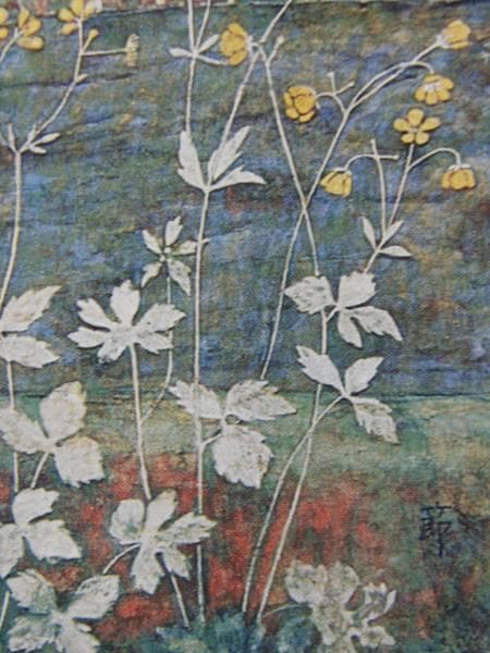 三橋節子、池畔、希少画集画、新品額装付、状態良好