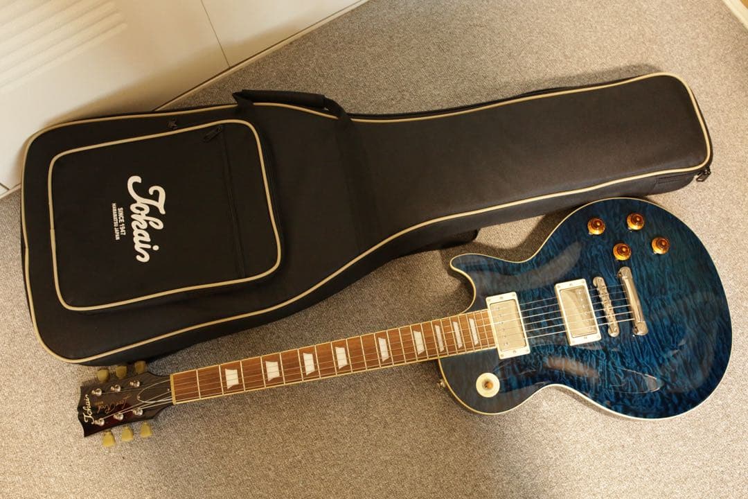 ギター Tokai Love Rock LS-142Q Indigo Blue 2018