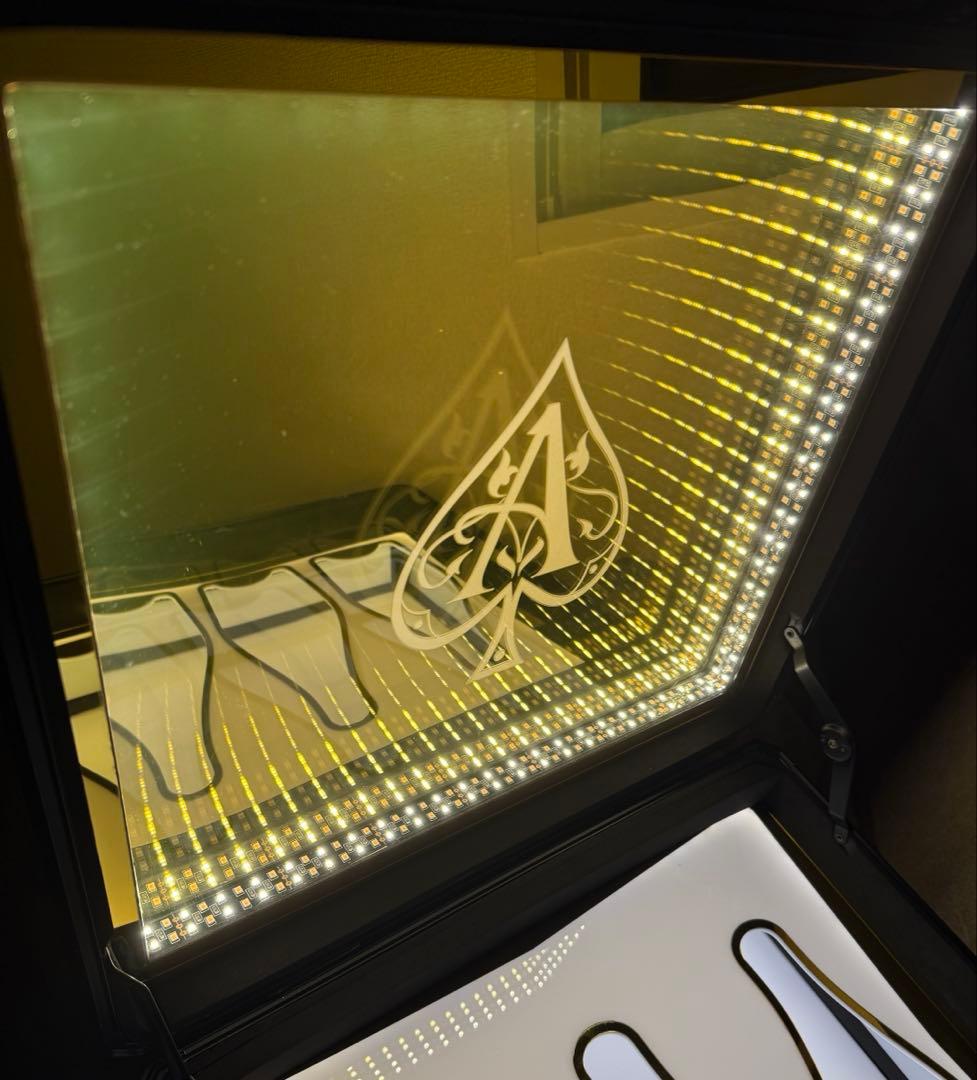 アルマンド アタッシュケース ブラック×ゴールド