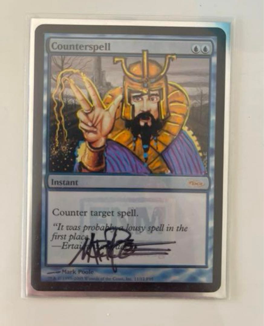 対抗呪文　FOIL サインド　本人による拡張アート