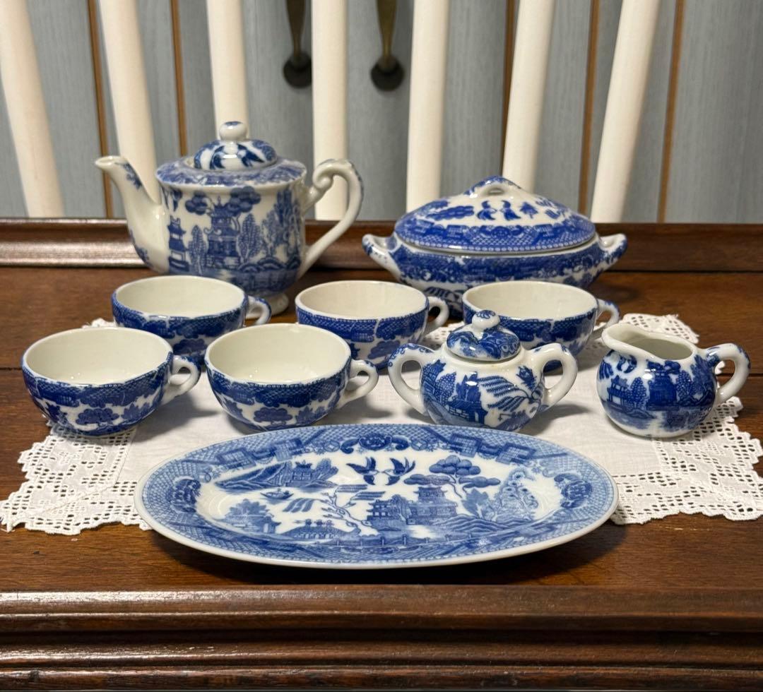 ブルーウィロー　ミニチュアティーセット