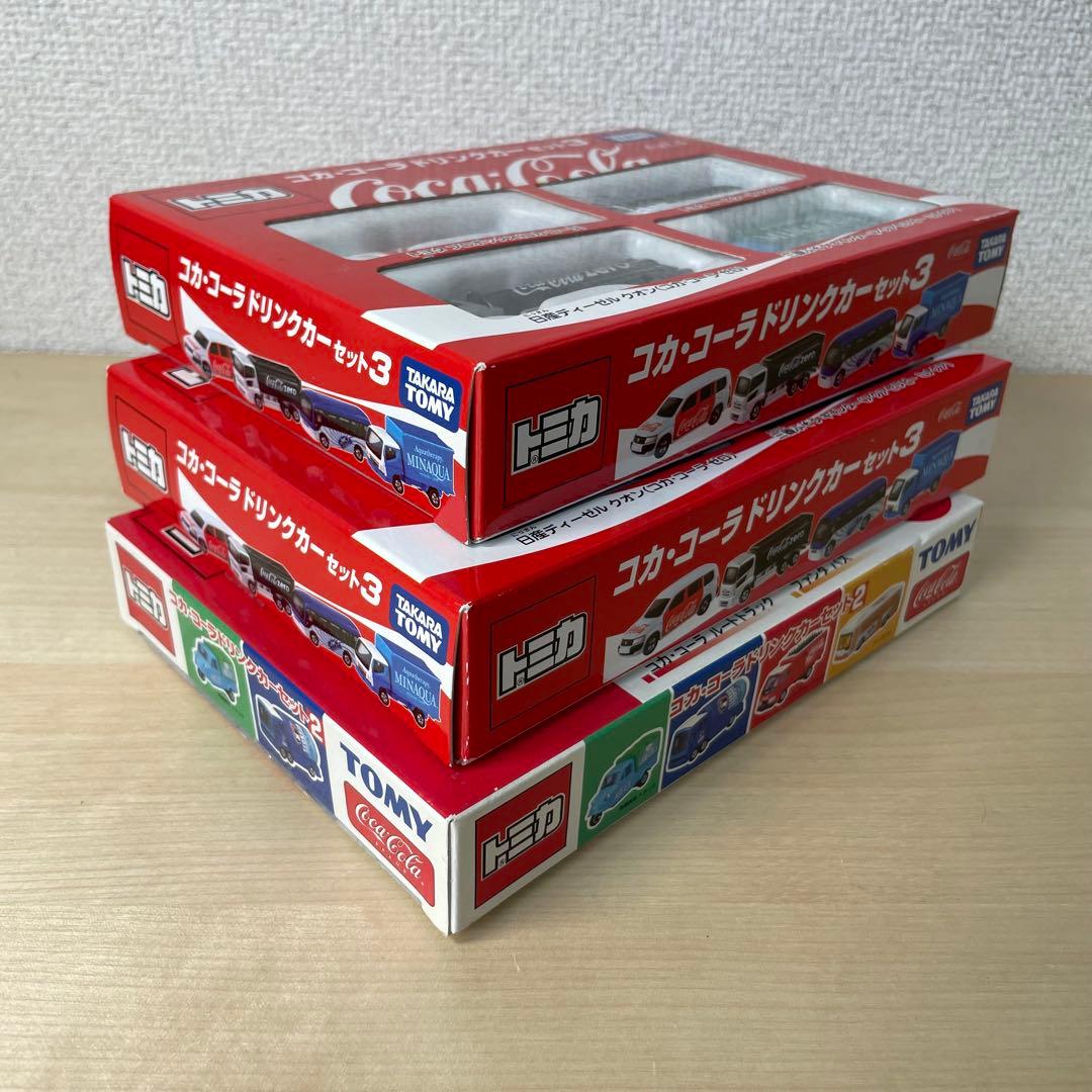 3箱 未開封 コカコーラ ドリンクカーセット 2、3 トミカ