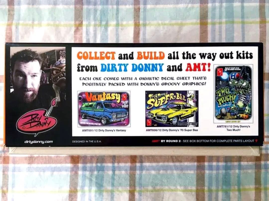 絶版 amt 1/25 ダッジ・チャージャー w/ダーティーダニーアートデカール